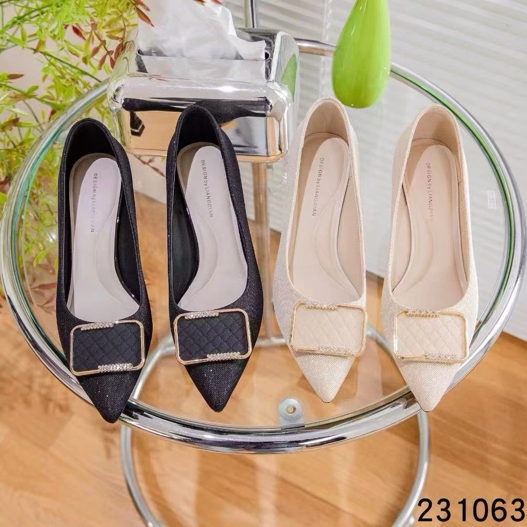 【贺筱姐】时尚洋气百搭秀气高跟鞋鞋子XIE0269款