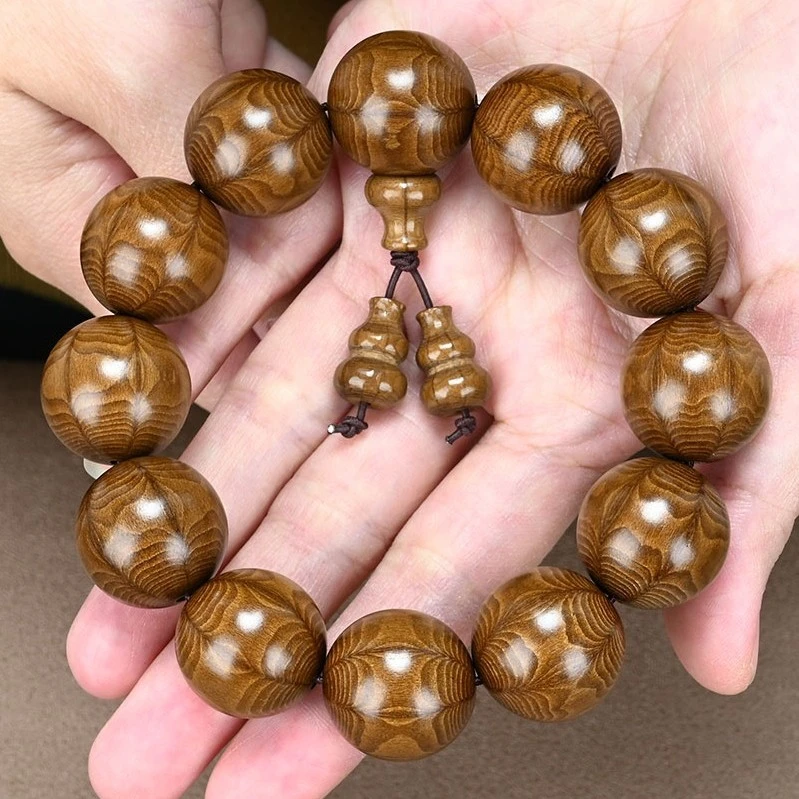 五台山精品六道木2.0手串满花纹降龙木收藏级大气男款手串送长辈