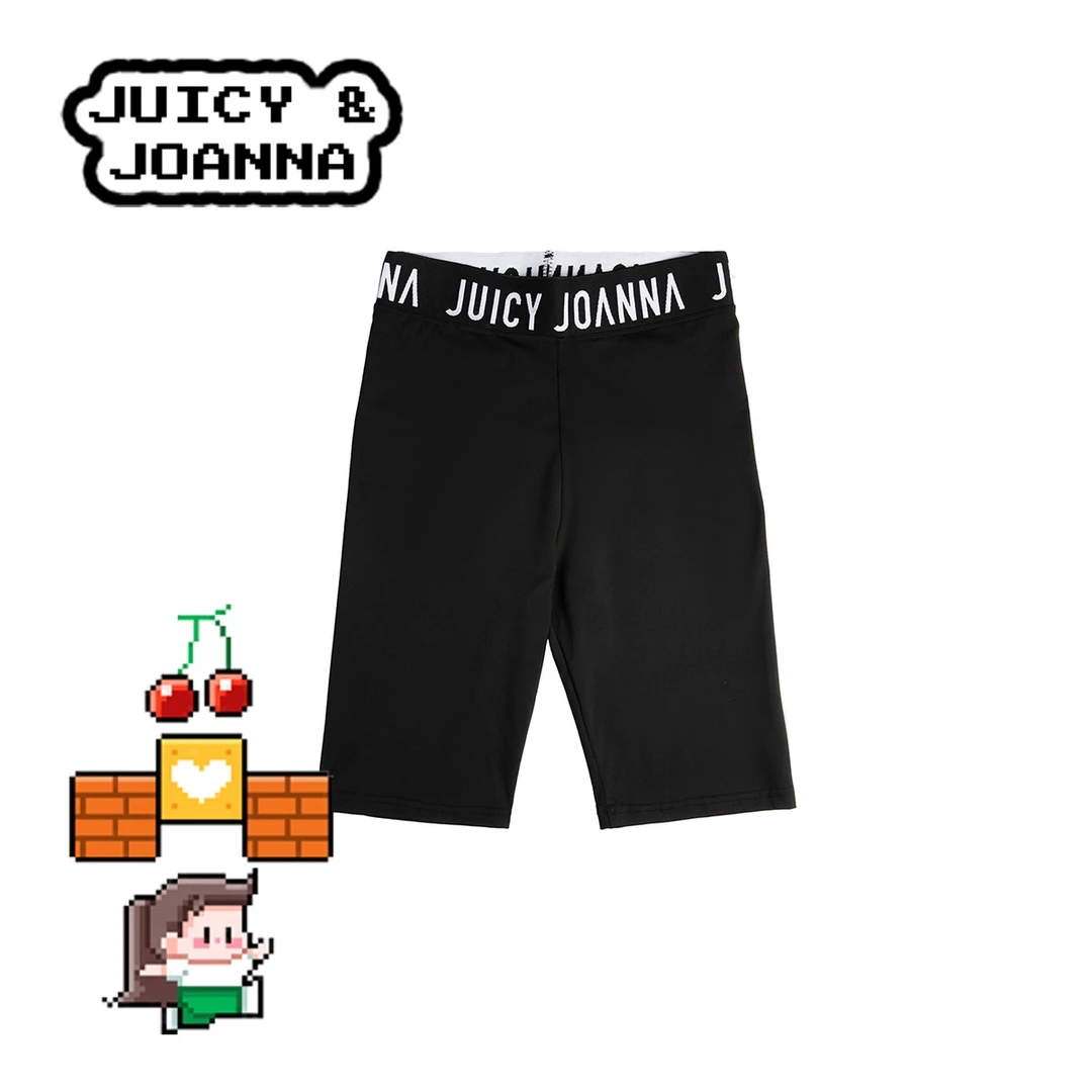 JUICY&JOANNA/橘子樱桃亲子黑色骑行裤