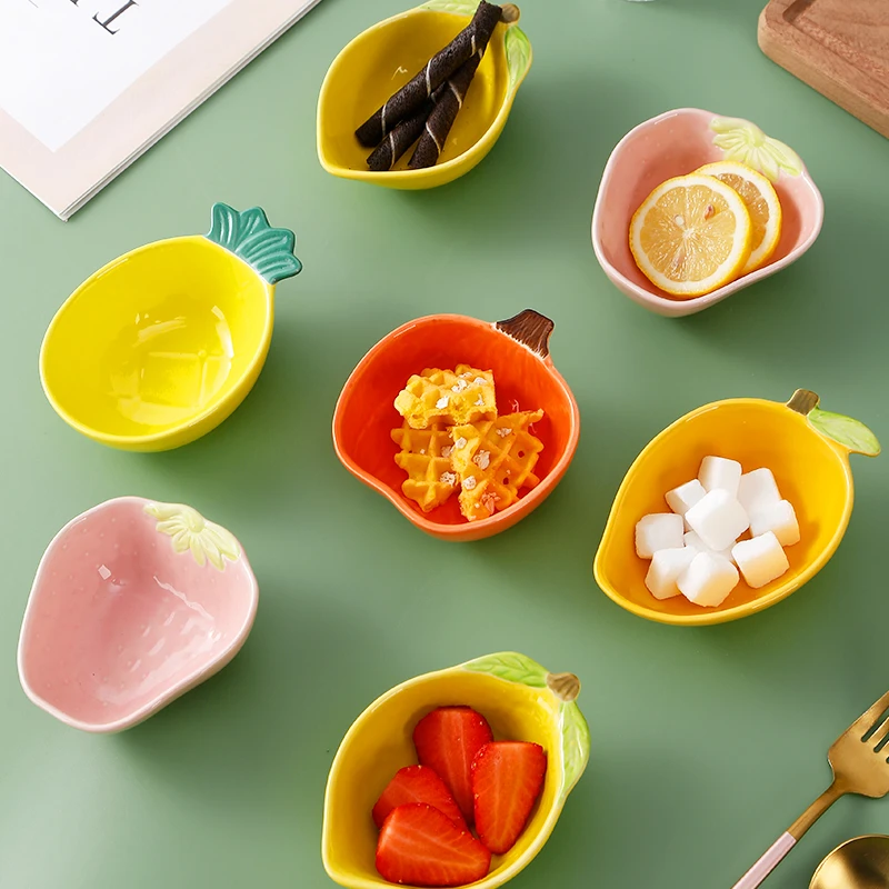 【言则】高温陶瓷调味碟小吃碟蘸料碟浮力包邮