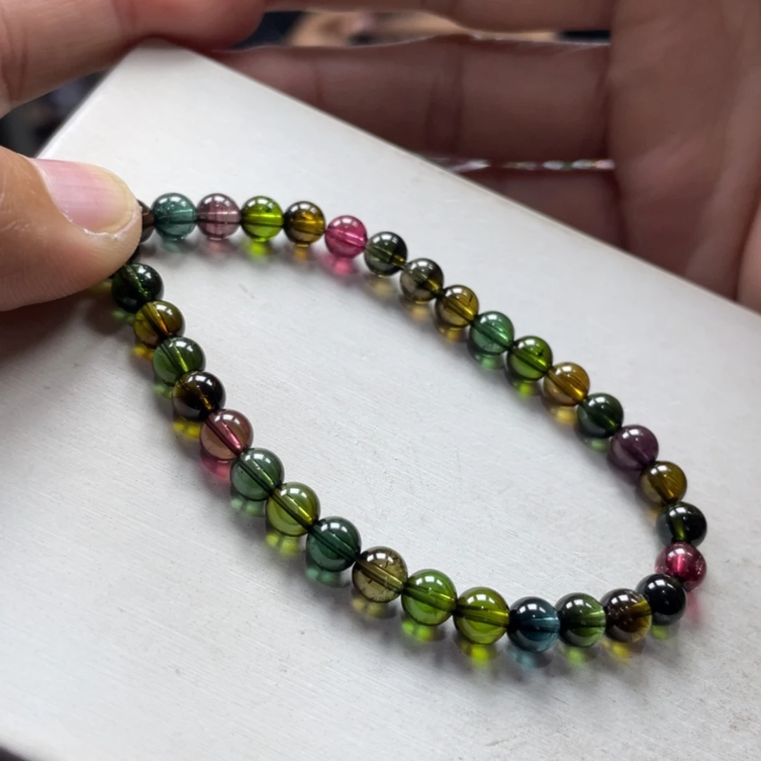 【闪购商品】碧玺手串未镶嵌5.9mm