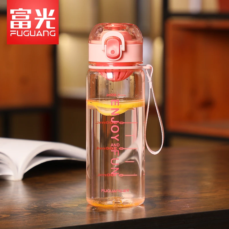 富光水杯女学生上学专用夏季便携儿童男运动塑料水壶耐高温茶杯子