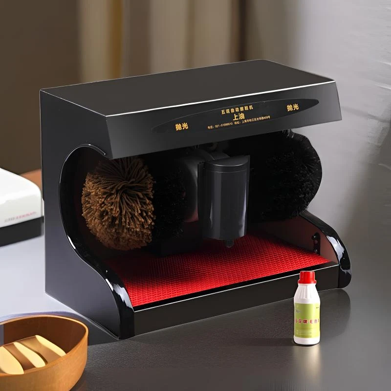 擦鞋机自动感应机擦鞋器家用全自动擦皮鞋器电动刷鞋机商用