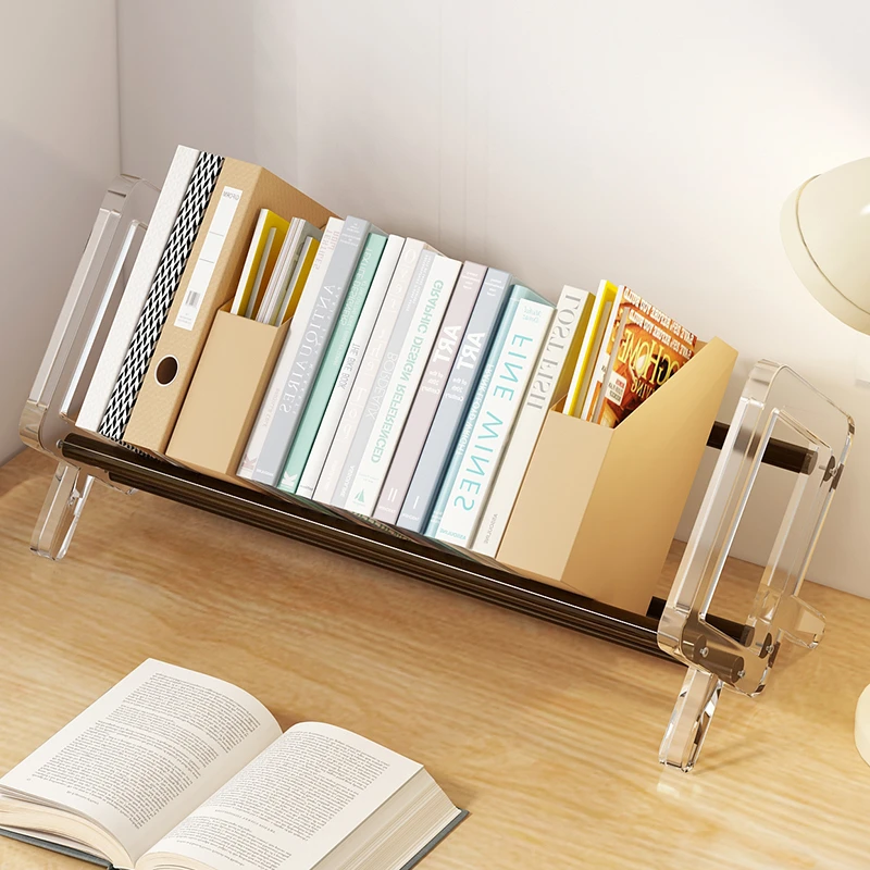 新款桌面学生儿童小型书架子简易收纳书籍置物台面学习宿舍书桌上