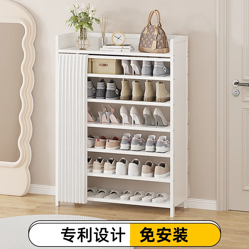 WAWJ推荐家用门口大容量多层鞋架子防灰尘柜子省空间置物收纳神器