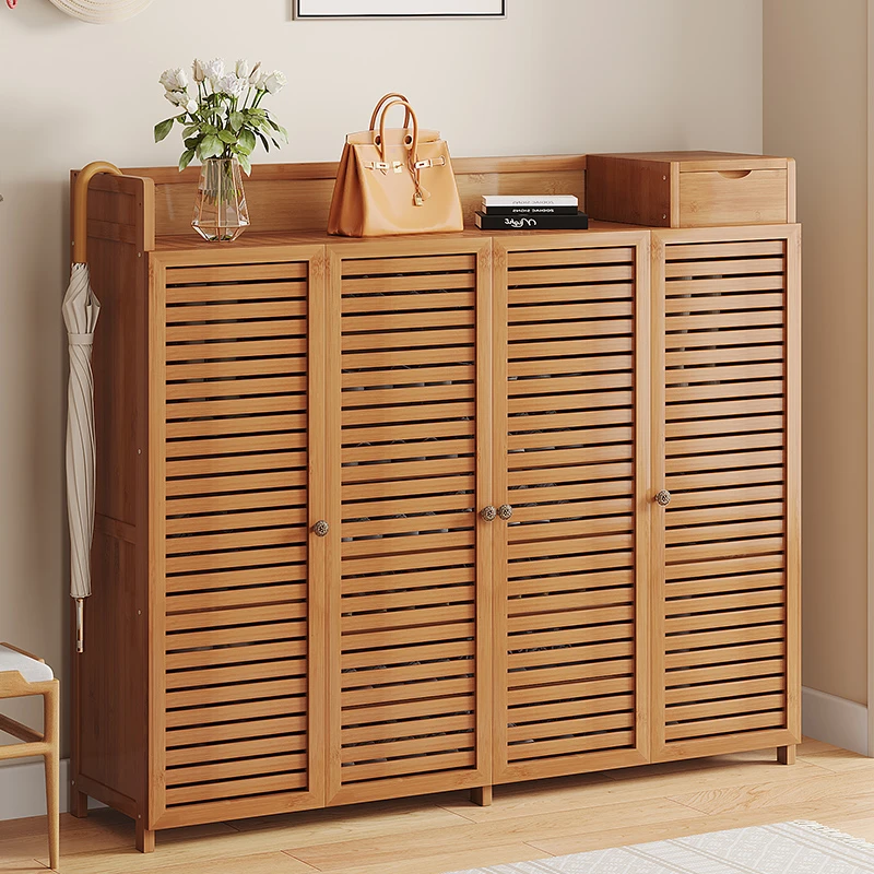2025新爆款鞋架实木色鞋柜家用进门口楼道外现代收纳经济型小户型