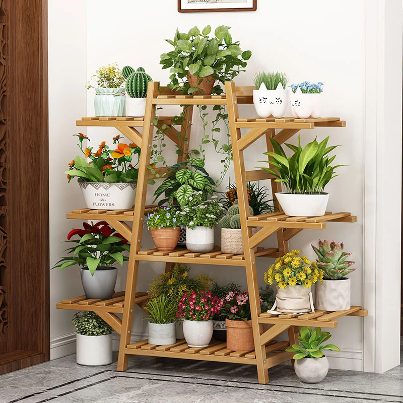 网红多层家用花架子客厅落地式植物多肉绿萝架子阳台花盆架置物架