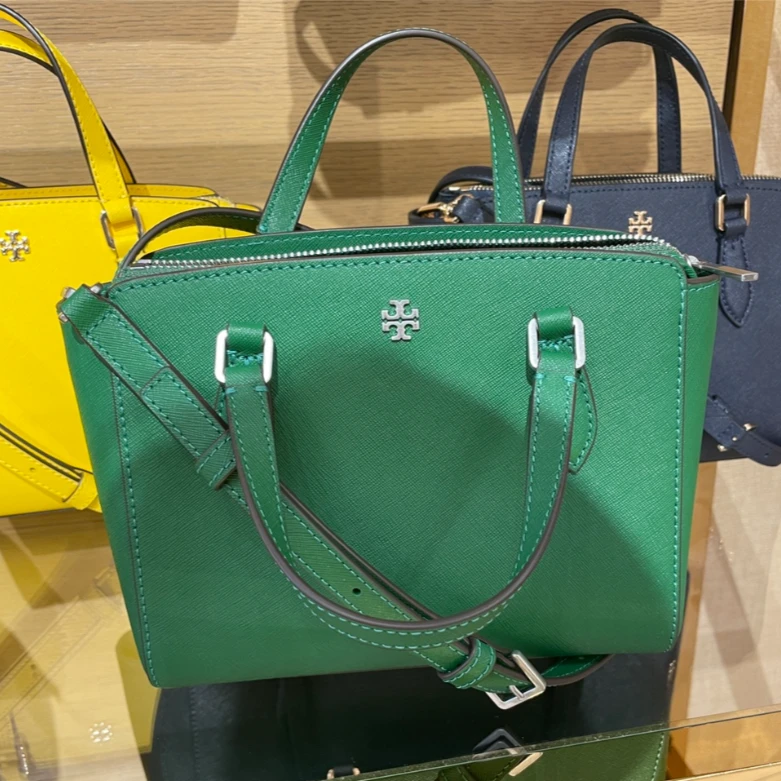 全新未使用 Tory Burch/汤丽柏琦 ls24523-绿色小手提包(国内发货