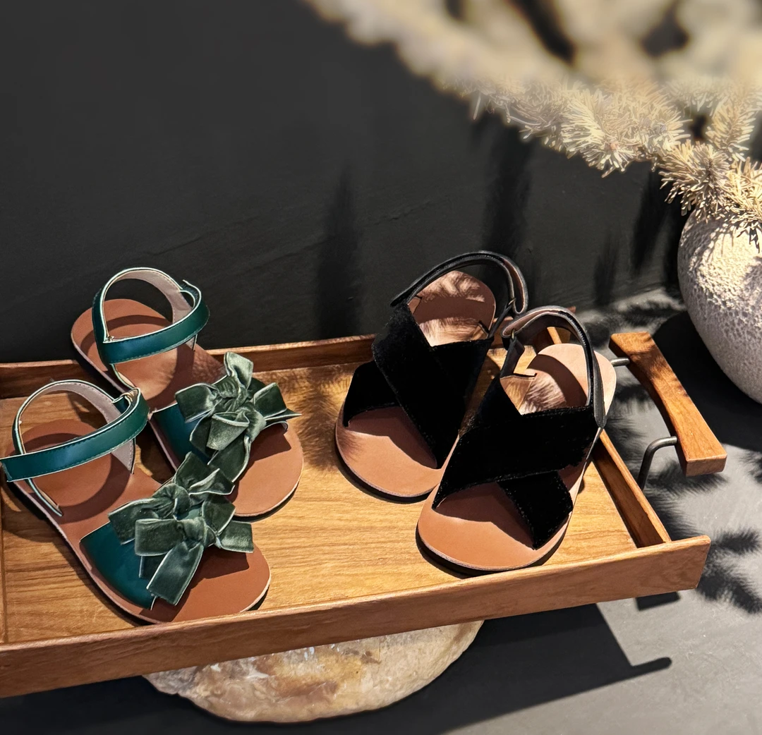 （在仓现货）『蕉树』小众设计师vintage真皮透气超软凉鞋 亲子 限量