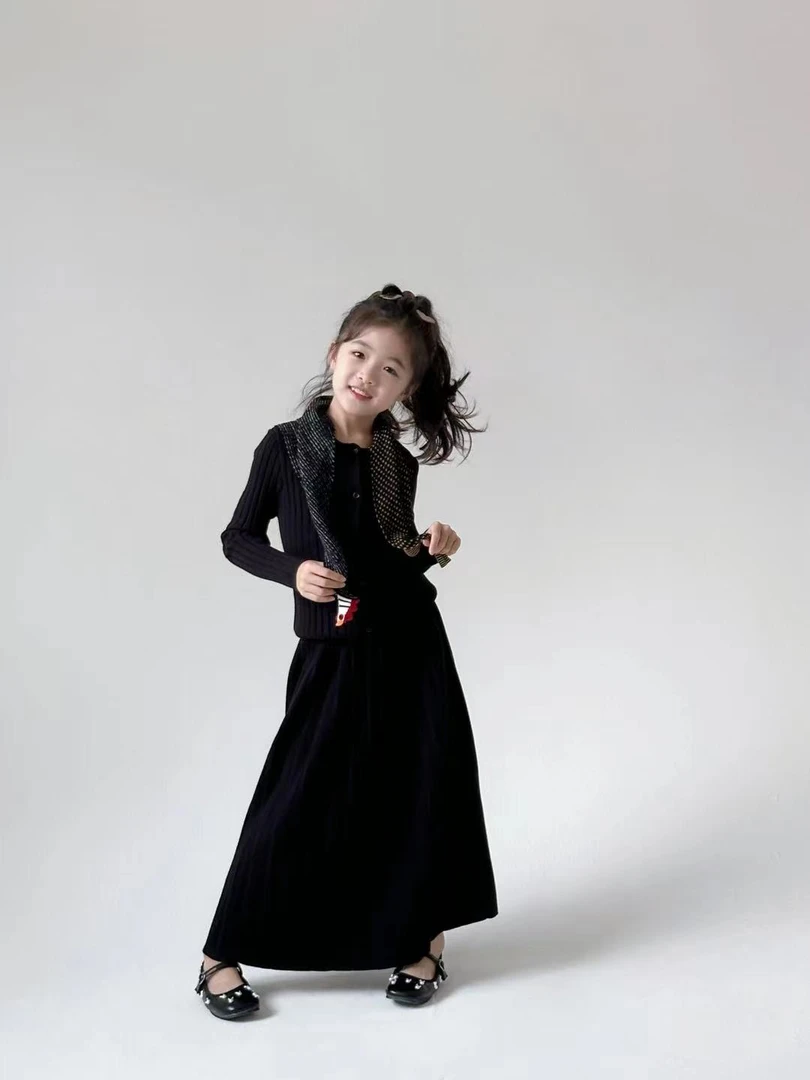 （在仓现货）『黑桃A』ROW风莫代尔抗起球包芯纱针织上衣百褶半裙