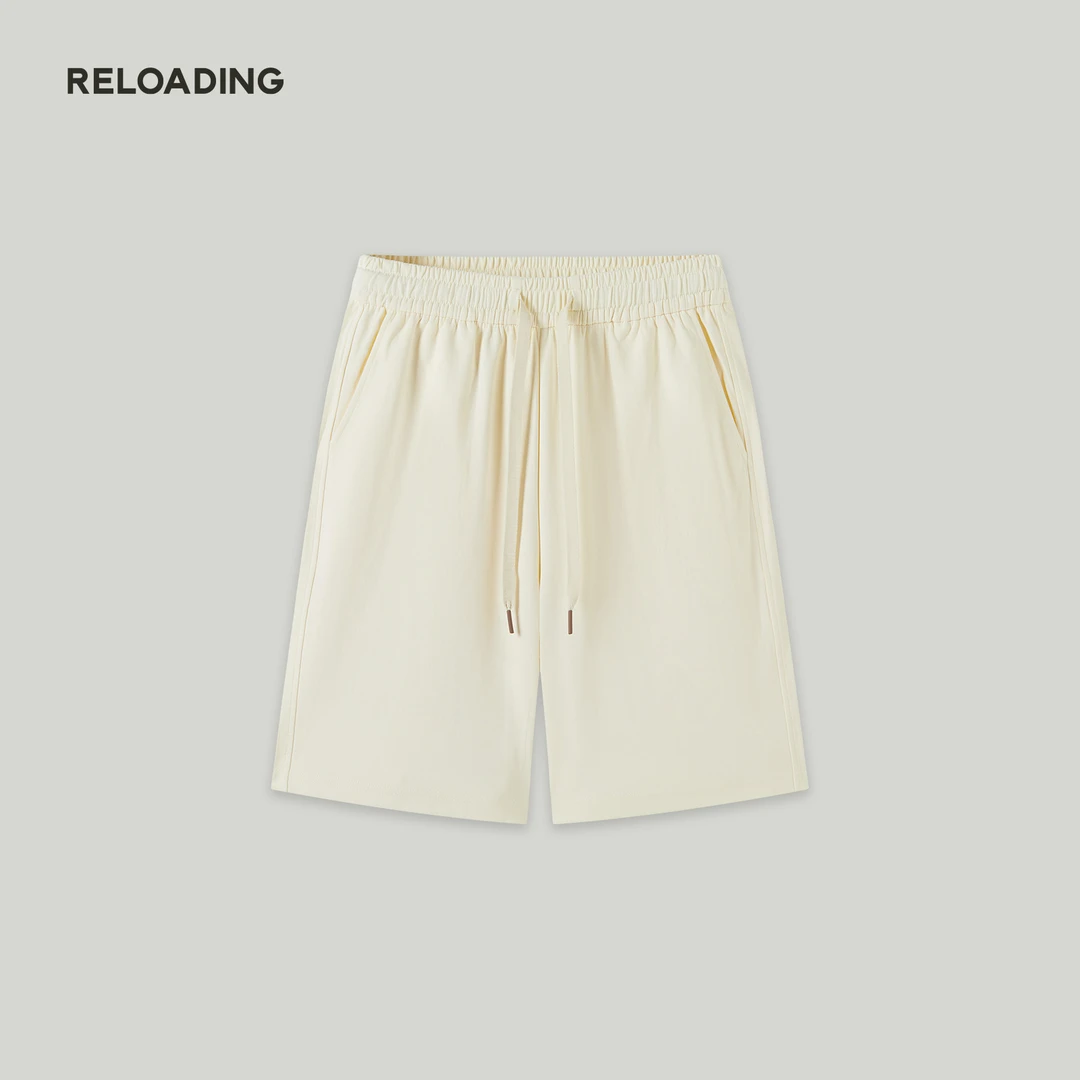 深卡其色L码 经典抽拉绳户外休闲短裤男（颜色尺码不可换）