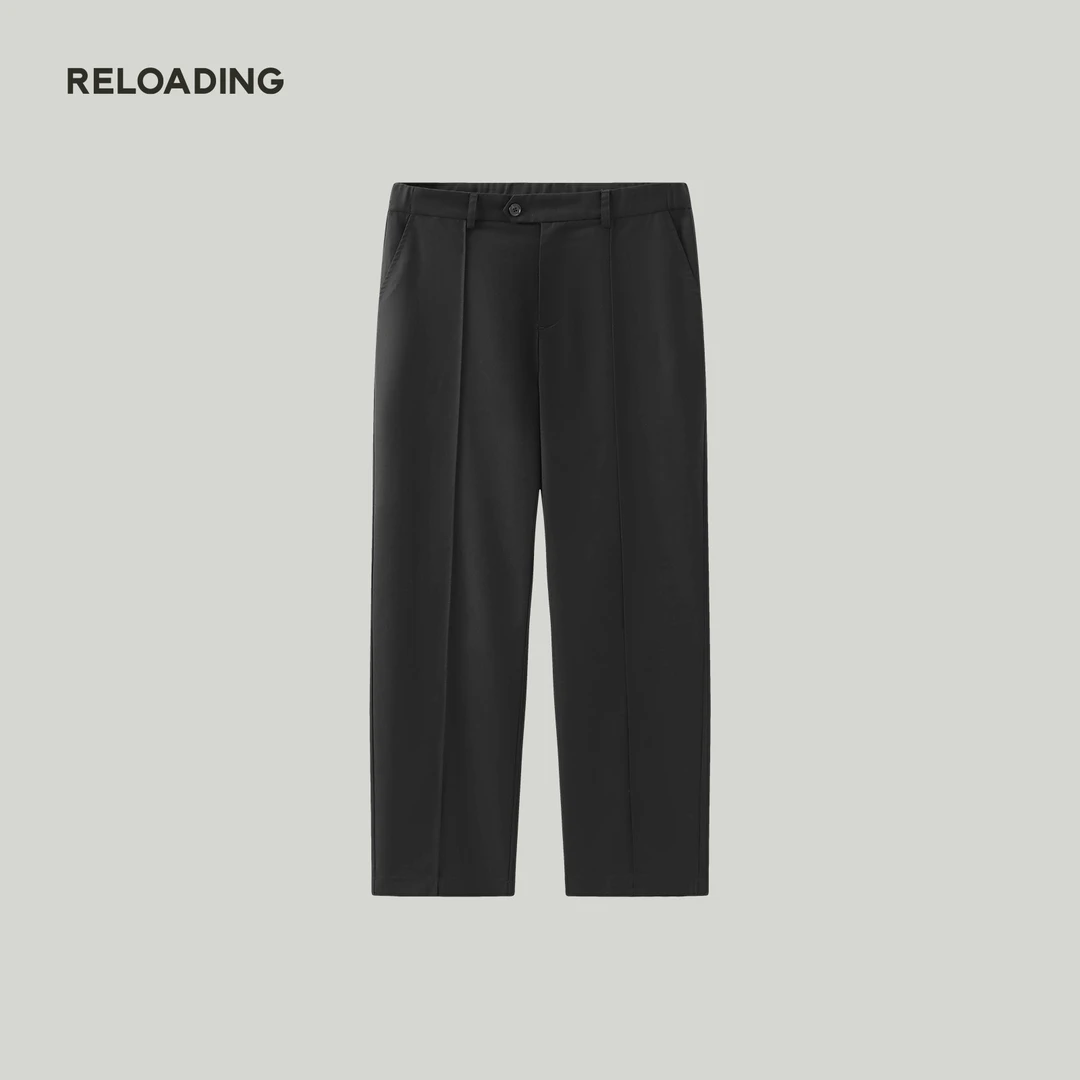 【春款热销】重新加载 经典款斯文简约时尚宽松版直筒休闲西裤