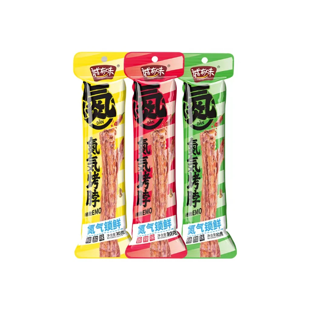 诚有味整根氮气锁鲜烤脖休闲追剧解馋办公室零食小吃手撕风干鸡脖