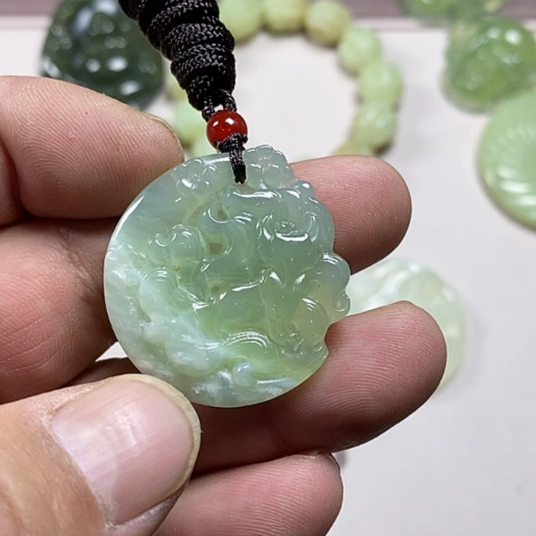 【闪购商品】岫玉挂件合金