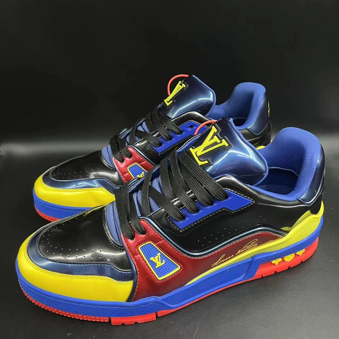 成色不同/Louis Vuitton/路易威登钢铁侠吹呢trainer/正品/福利//