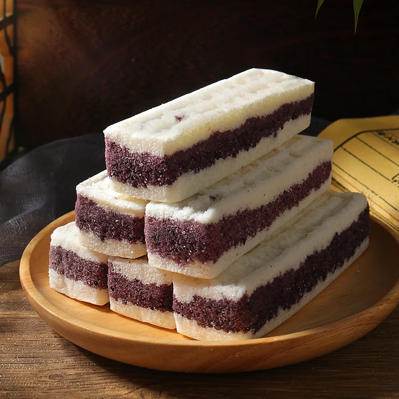 【9.9元爆款糕点】黑米传统芡实糕 软糯香甜古法手工磨粉营养代餐