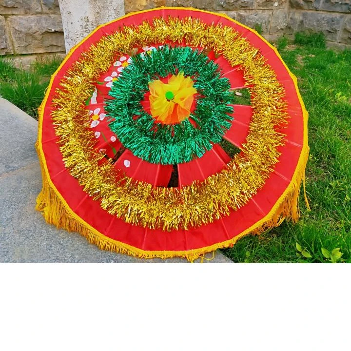 陕北秧歌伞跳舞伞大秧歌伞大花伞跳舞伞广场舞扭秧歌伞