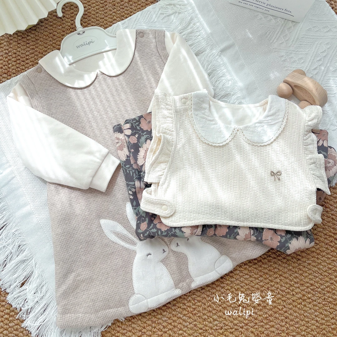 娃丽比秋冬双肩开连衣裙 婴童