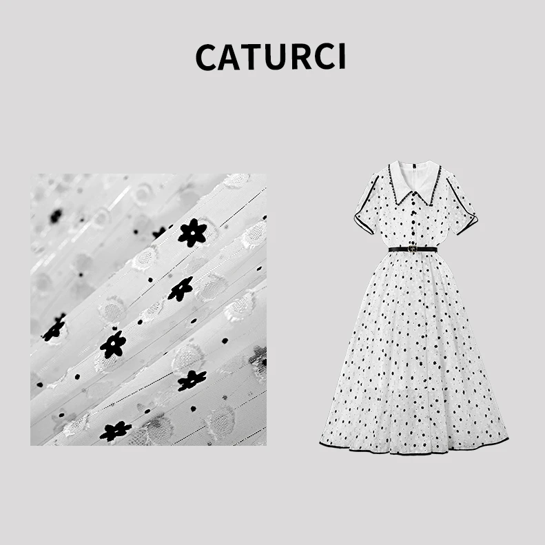 【爆姐严选】Caturci 2024女装夏季新款短袖连衣裙 YM4B01703Q