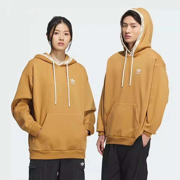 Adidas阿迪达斯三叶草春季男女CNY运动休闲连帽卫衣套衫 IX4216