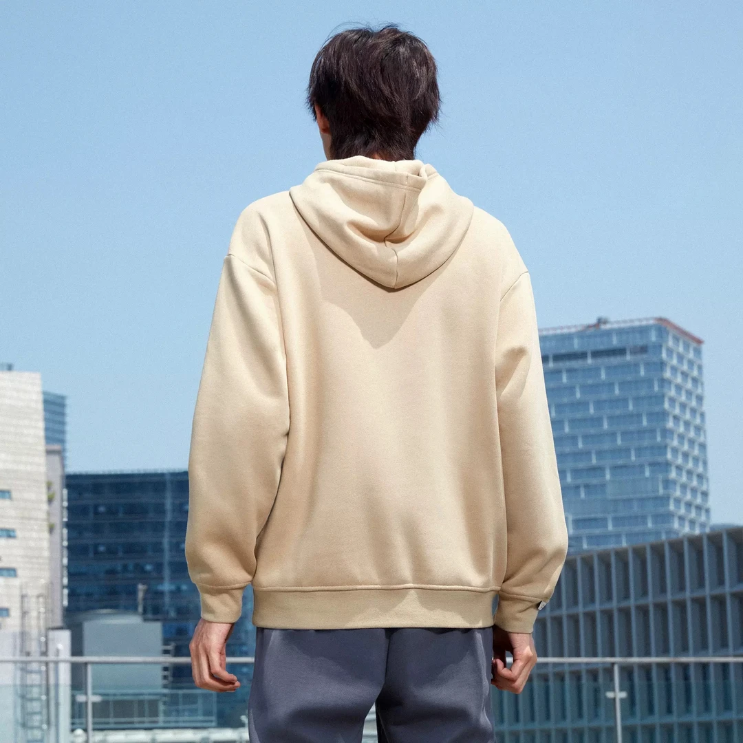 Adidas阿迪达斯~~正品加绒情侣款运动宽松时尚长袖连帽卫衣IB2712