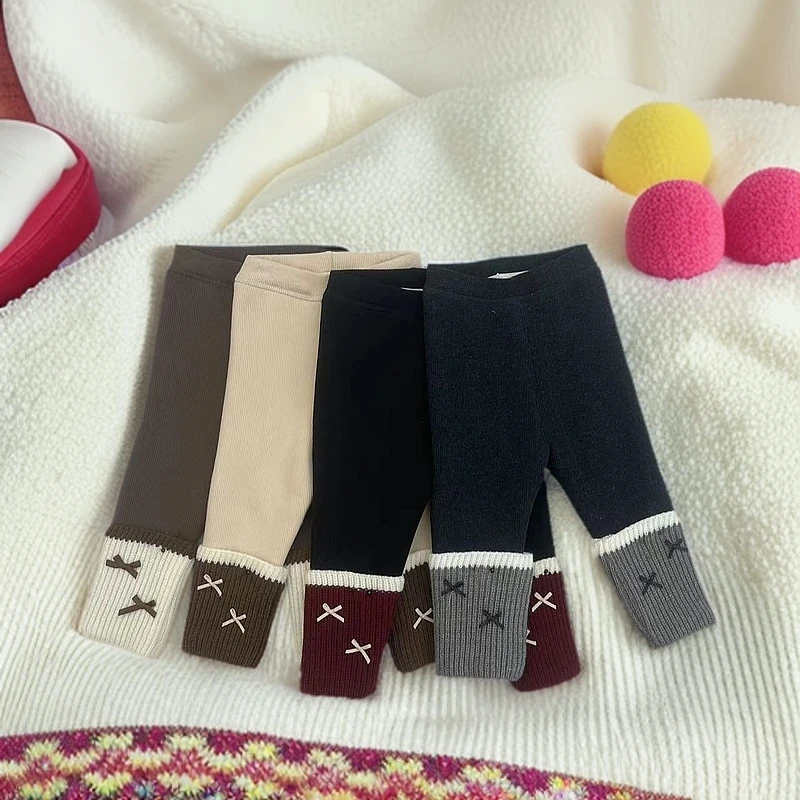 【韩超儿】24-冬季女童加绒（厚度550克）打底裤