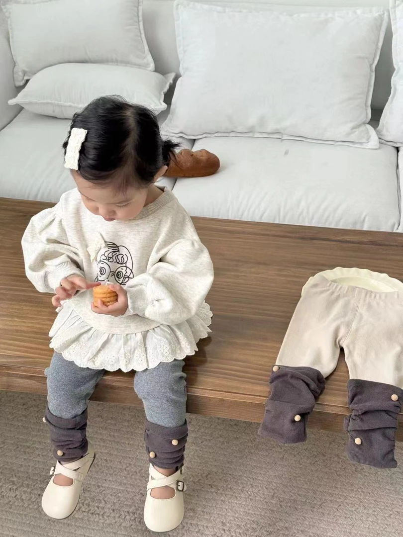 【扣号专属】2025中小童时尚百搭春款卫衣裤子