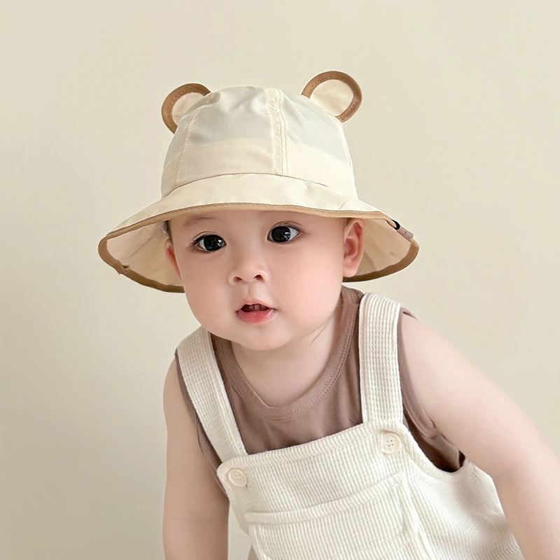 宝宝帽子夏季薄款春秋儿童遮阳帽速干洋气搭配幼儿男童女孩防晒帽