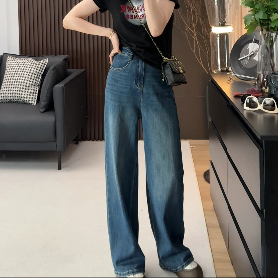 汤圆家 【腔调直筒】早秋复古显贵显洋气的腔调直筒裤(裤长103起)