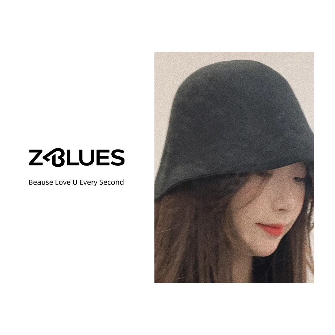 Z.blues【我的行囊中装着梦与不朽】 渔夫帽两面毛毡帽YZSYC7233