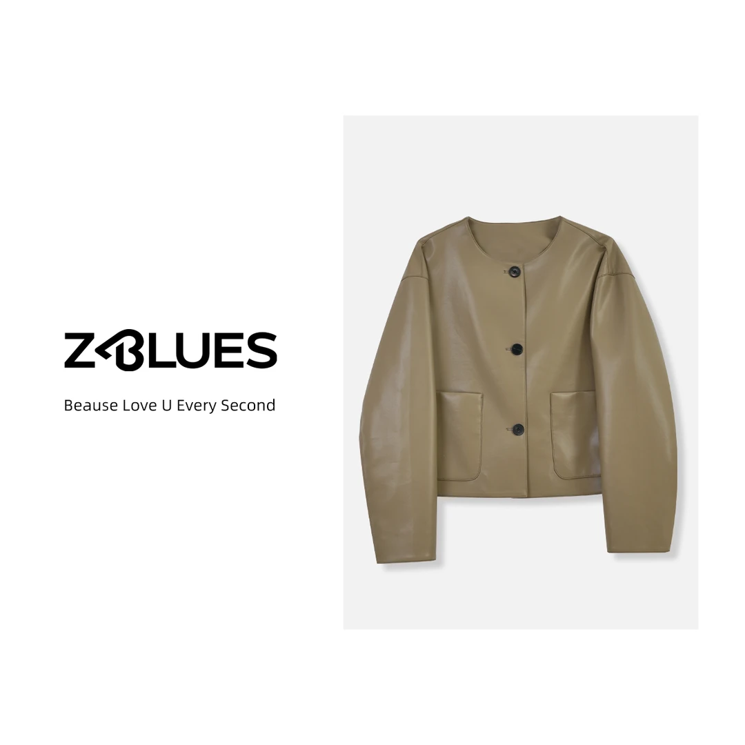 Z.blues【时光礼记】气质经典小香风圆领夹克上衣短外套YZGGCC5017