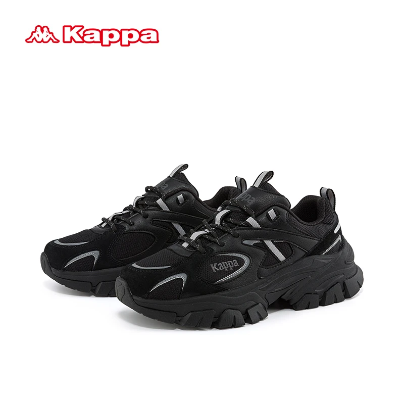 Kappa先锋玩家跑鞋系列男女同款潮流运动鞋情侣百搭厚底老爹鞋B