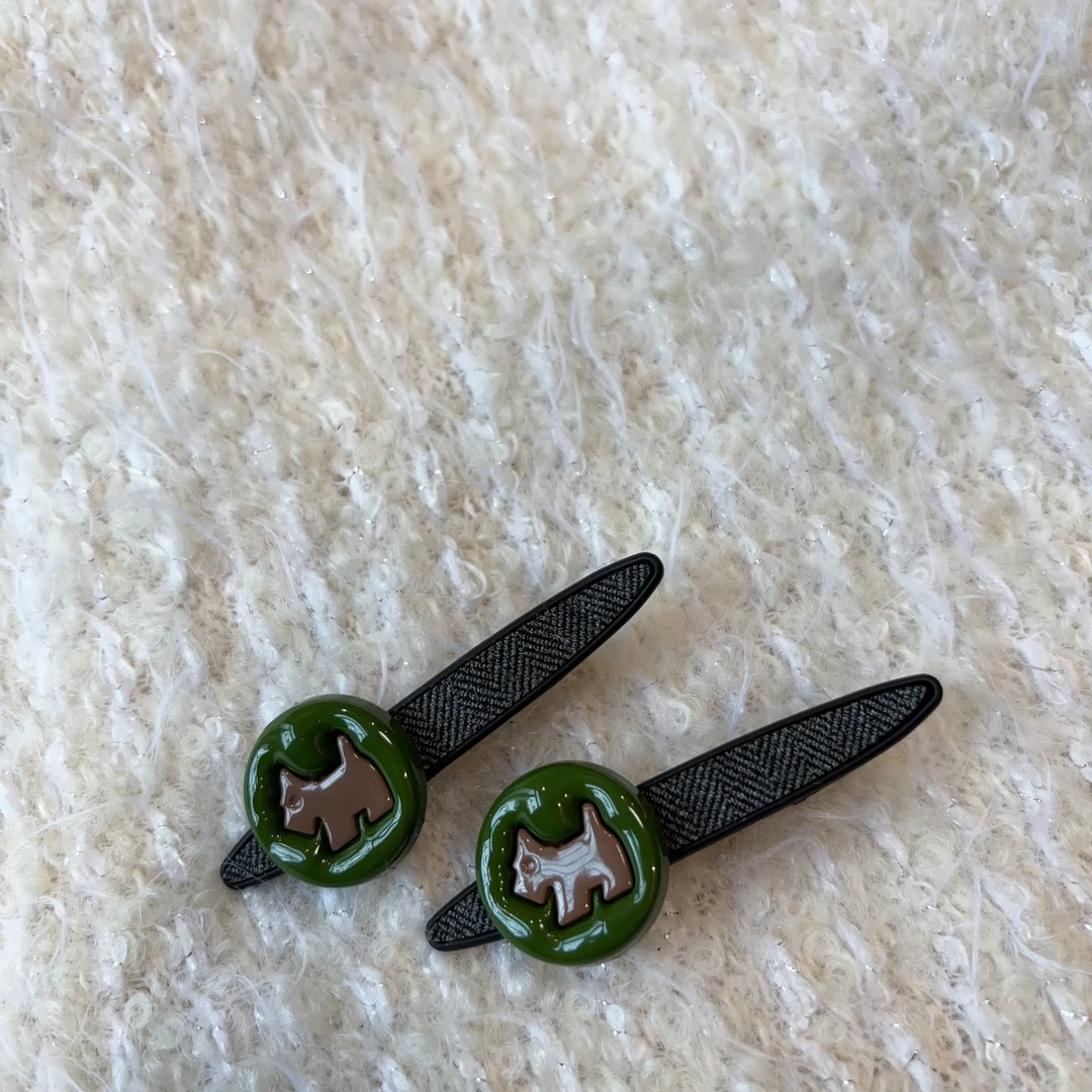 设计款卡通狗发夹一对Y533