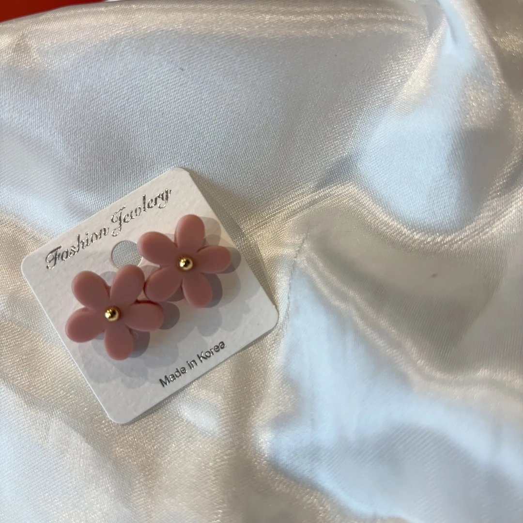 铜合金耳饰 甜美夏日小花耳钉R482