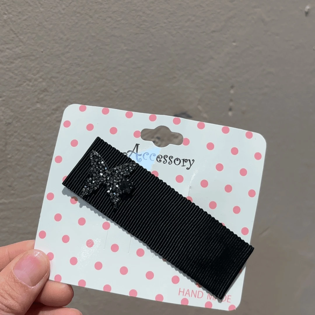 设计款蝴蝶结闪闪发夹Y624