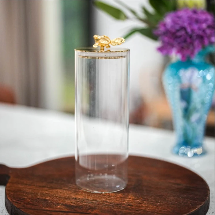 赠金鱼储物罐1个大号