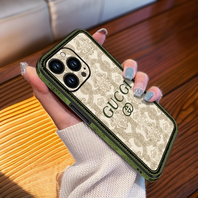 网红潮牌印花适用苹果12pro手机壳iPhone15pro max复古女款14全包