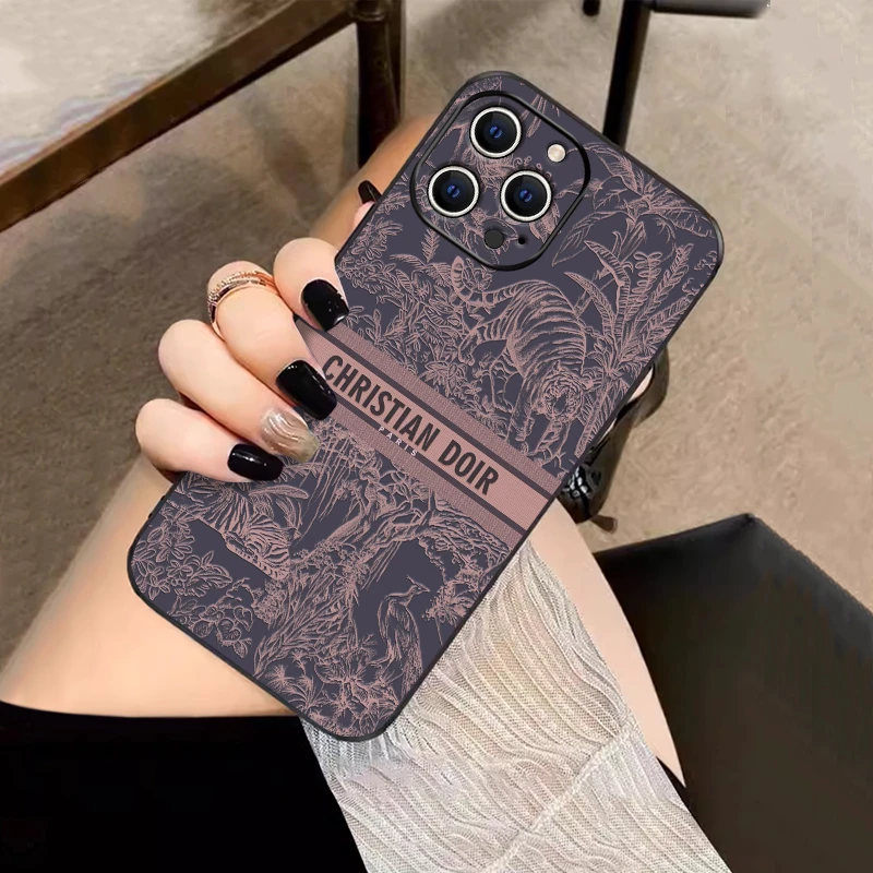 奢华潮牌苹果15pro手机壳情侣iPhone14promax个性15pro max防摔皮