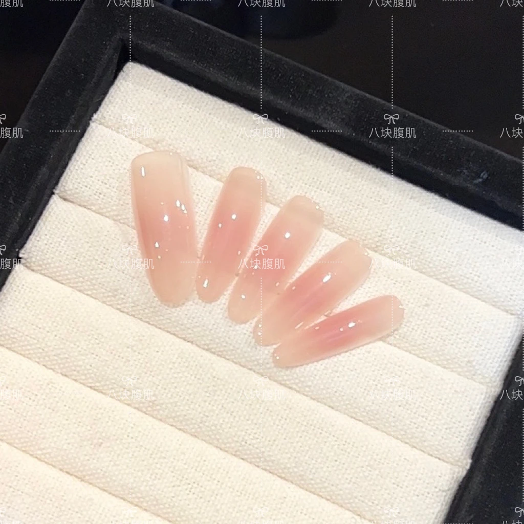 【素指】腮红华妃摸脸秋款设计穿戴甲温柔纯手工气质纯欲ins风