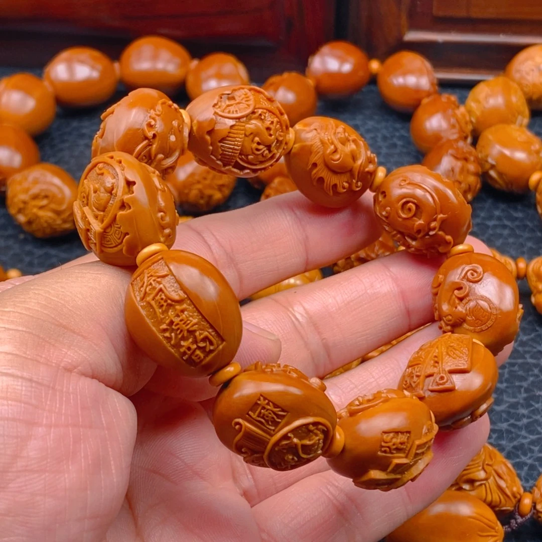 橄榄核核雕许忠英1.9铁核秦风汉韵