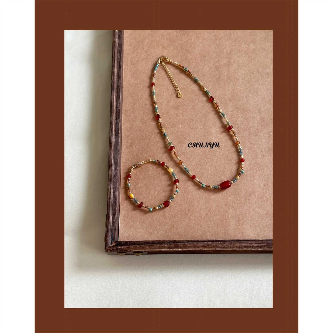 丝绸之路系列敦煌国风小众项链2023年新款复古民族风