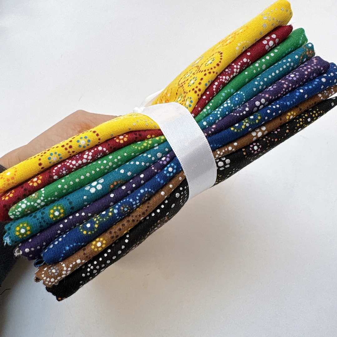 H0417 外来品牌烫银棉布布组