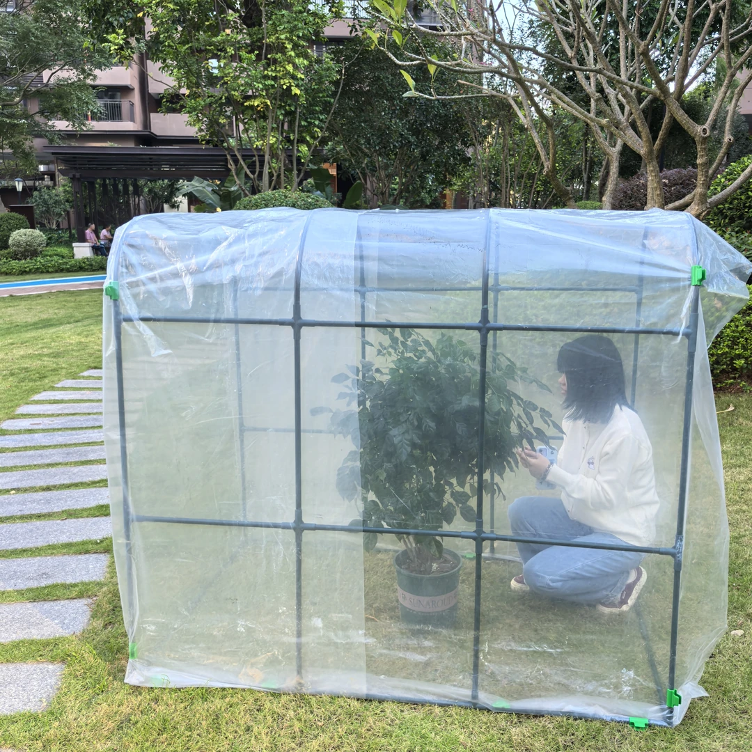 【加粗加高】温室小花棚冬季室外多肉植物保暖过冬保温防冻防雨暖房