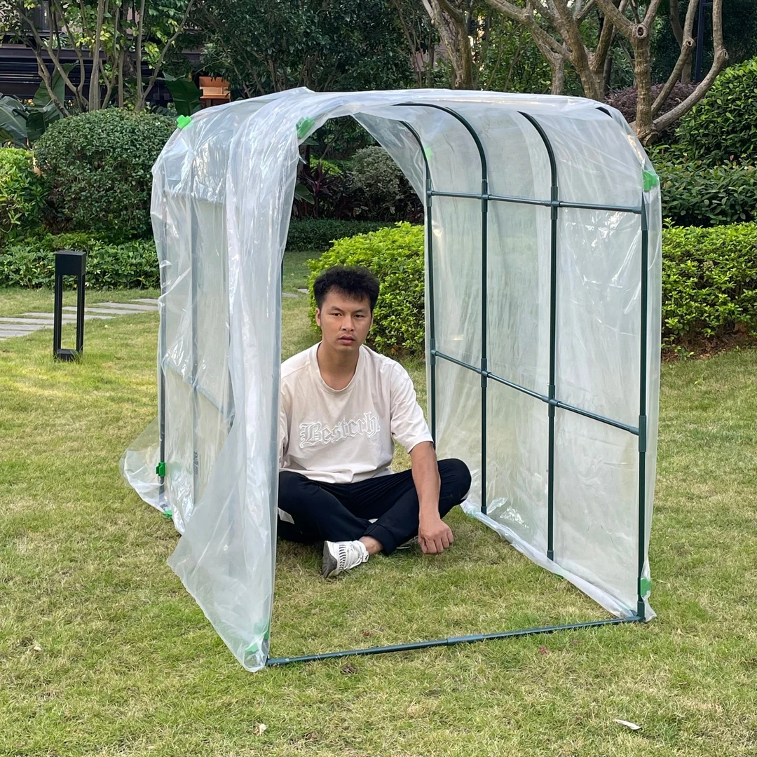 家用花园小暖房温室阳台植物棚可拼接花棚户外园林花房保温棚