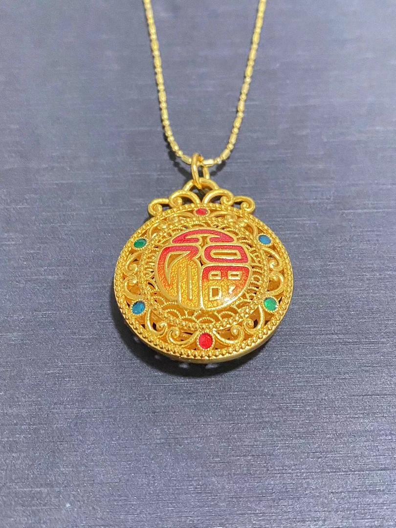 吊坠足银  收藏级轻奢气质时尚百搭经典吊坠FCS10183