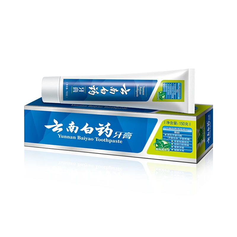 云南白药薄荷香型牙膏150g