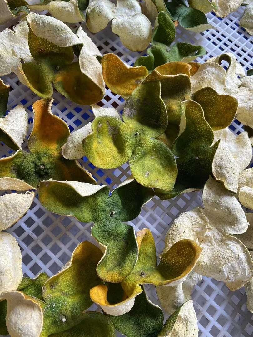 【梅江二红断皮福利】2024年新会陈皮圈枝二红皮