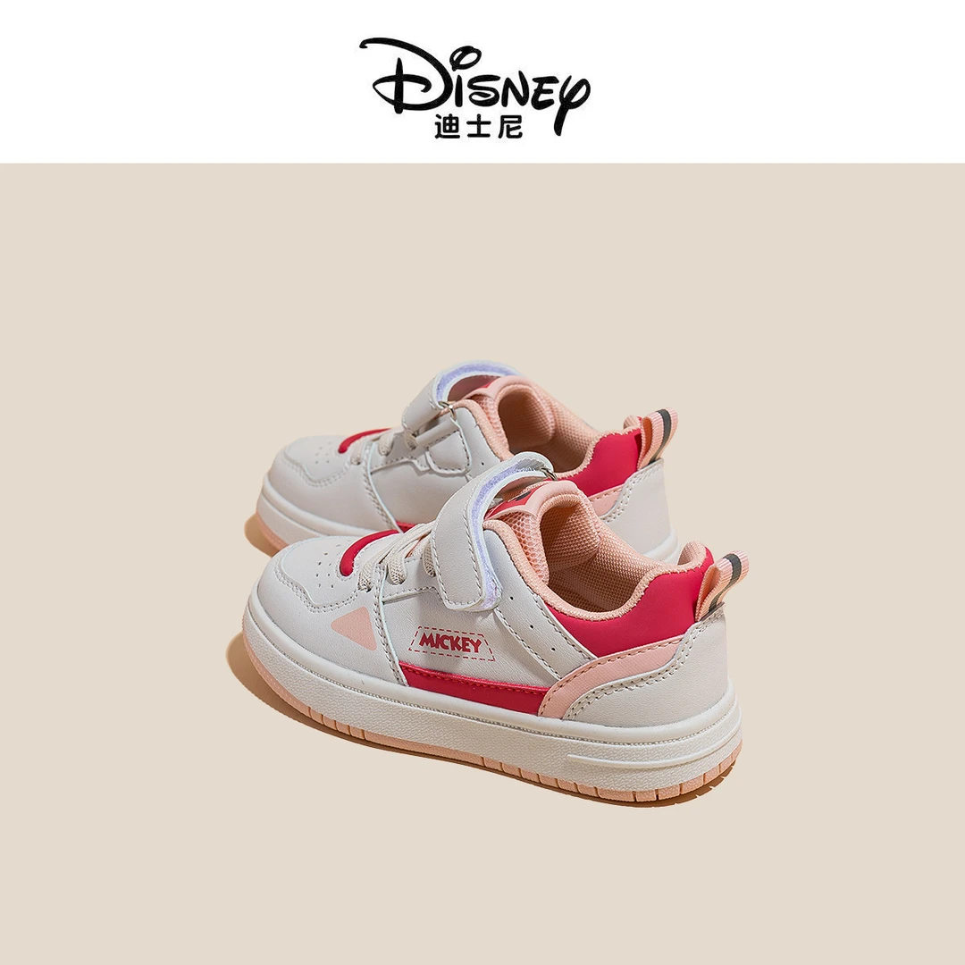Disney/迪士尼男童女童2023春季新款透气板鞋休闲舒适运动鞋时尚