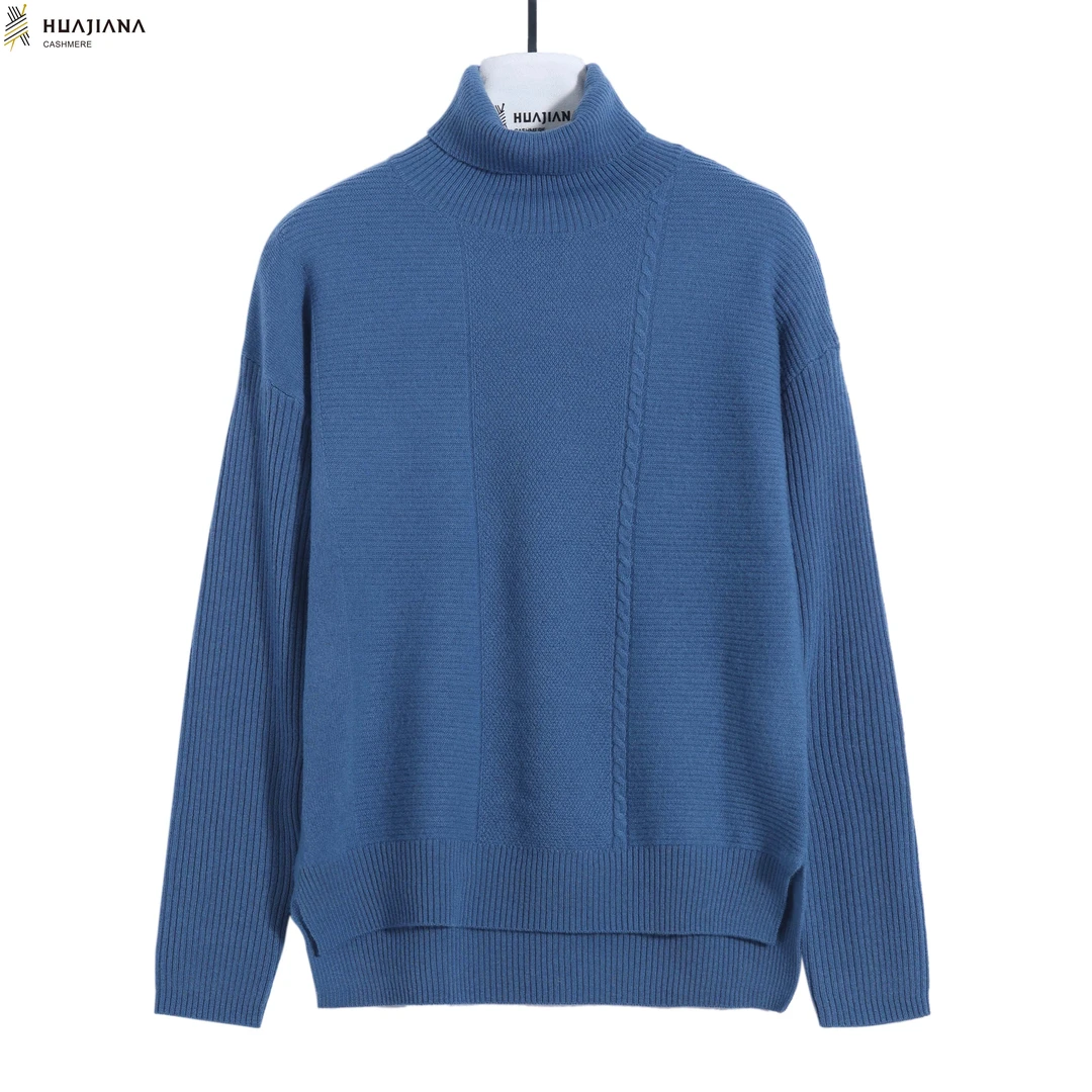 【华家那】秋冬新款两翻领套衫XHY253D5013 长袖针织衫时尚休闲百搭