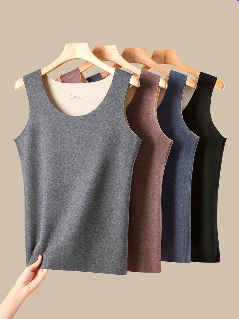 「虾米」秋冬男士加绒背心CK5108